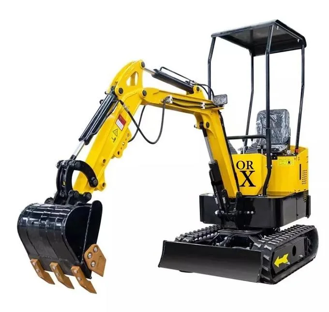 In USA Mini Excavator 1 Ton Digger 13.5hp Gas Tracked Crawler B&amp;S EPA Engine