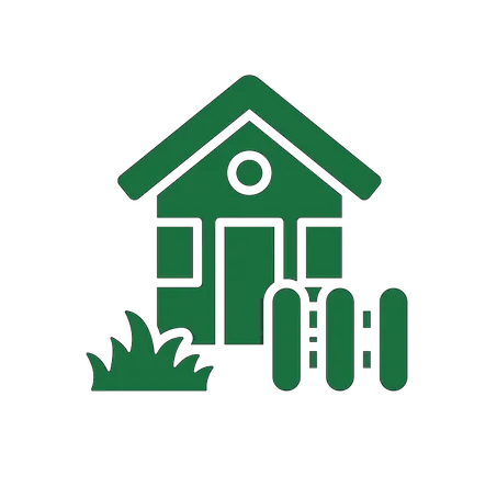 البيت و الحديقة