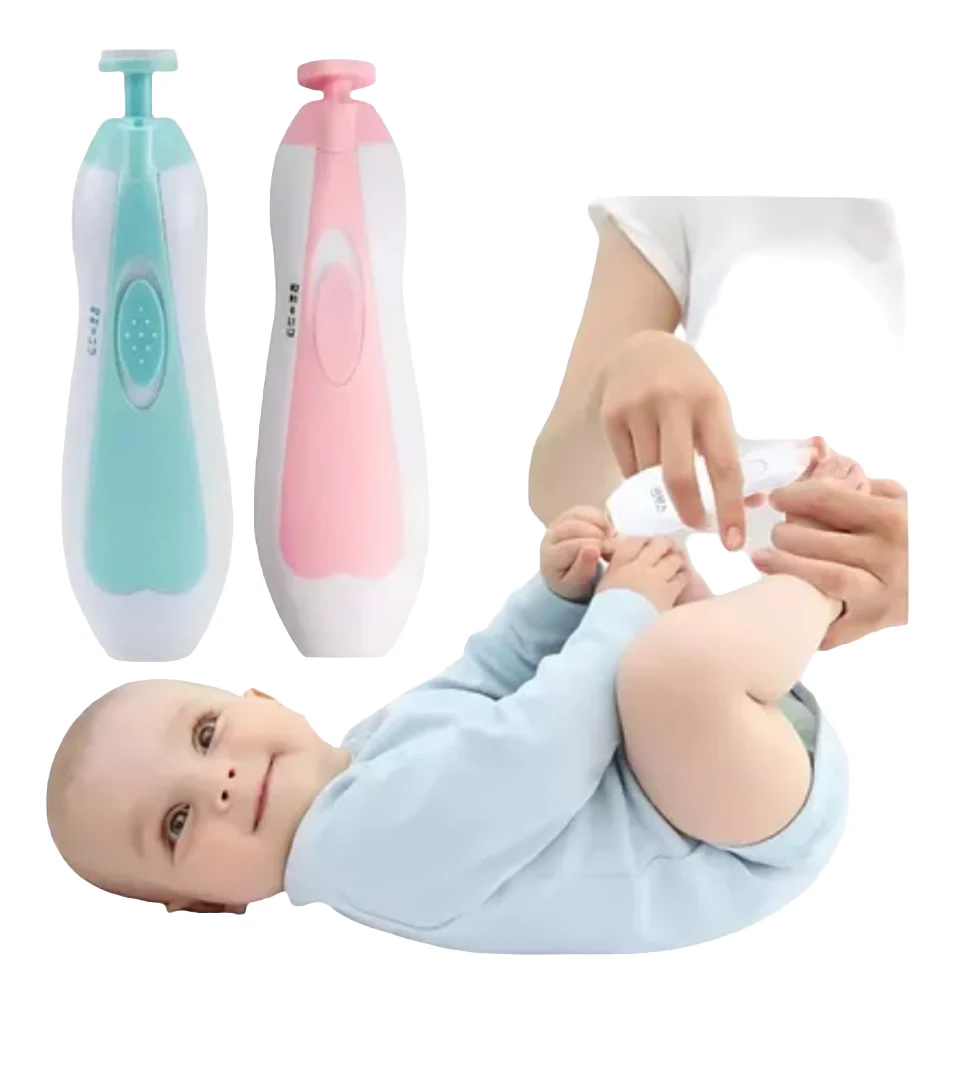 Coupe-ongles électrique pour bébé, lime à ongles, outils de manucure à faible bruit