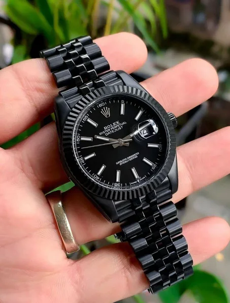 ROLEX DATE JUST FULL BLACK