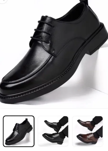 Chaussure de luxe en cuir