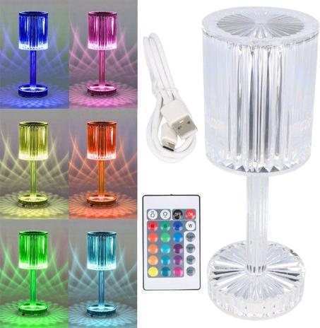 مصباح الطاولة الكريستالي