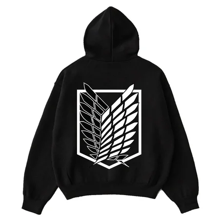 Attack On Titan Hoodie Anime Eren HOODIE OVERSIZE