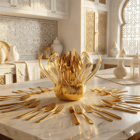 منظم الأدوات الذهبي ( INOX )