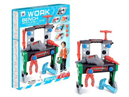 work bench jouets en plastique outil mécanicien faire semblant de jouer jouet ensemble d'outils