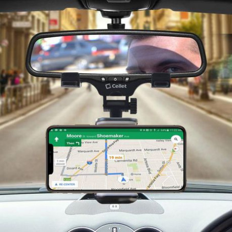 Support Téléphone Portable 360° Voiture Rétroviseur GPS حامل هاتف السيارة