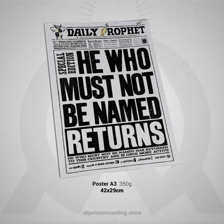 Poster daily prophet - Voldemort