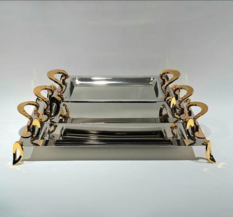 مجموعة من 3 بلاطوهات فاخرة