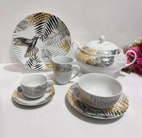 طقم تقديم فاخر متعدد الاستخدامات مكون 38 بيسة