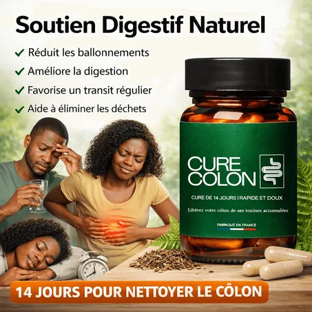 Cure Colon Capsules de désintoxication intestinale et de nettoyage du côlon