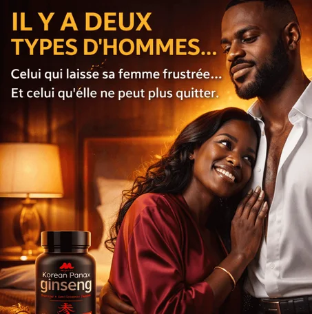 Complément alimentaire coréen au ginseng rouge