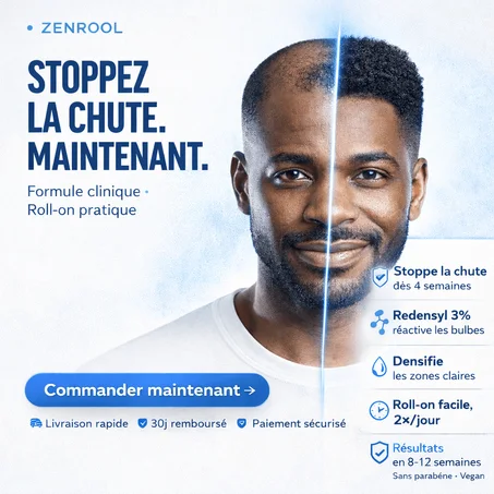 Sérum roll-on pour la croissance des cheveux