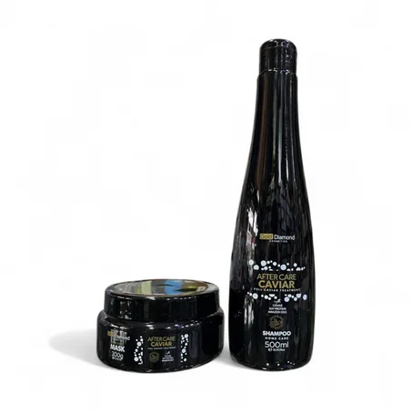 مجموعة شامبو Gold Diamond! 💎🖤 للعناية بالشعر بدون سولفاط