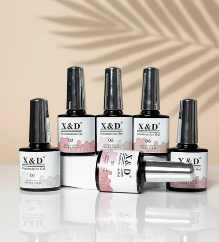 مجموعة biab X&D بياب لتقوية وبناء الأضافر 6 ألوان