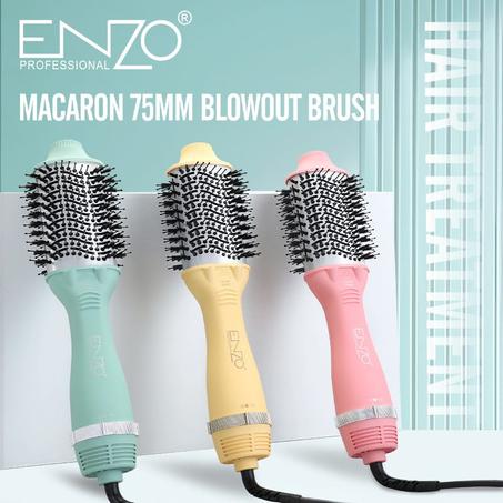 brosse chauffante originale Enzo EN-4129 فرشاة الشعر إنزو EN-4129