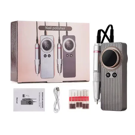 ماكينة برد الأظافر الاحترافية المحمولة - مبرد كهربائي ذكي 35,000 دو