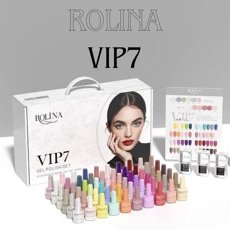 💅 مجموعة ROLINA VIP7: عالم من الألوان بين يديكِ ✨