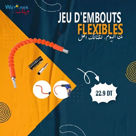 Jeu d'embouts - Flexible