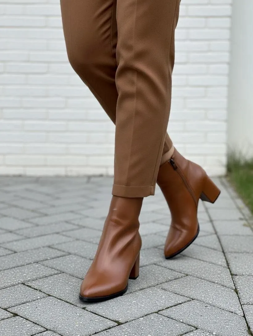 بوط نسائي عصري بكعب