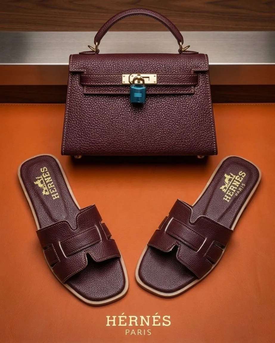 Sac avec sandales Élégantes