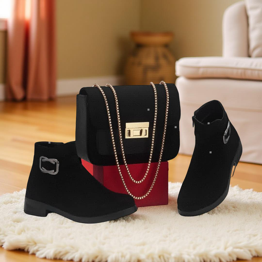 بوط نسائي فاخر وتصميم عصري 👢