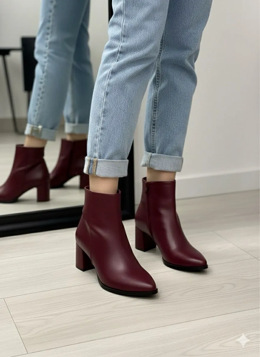 بوط نسائي عصري بكعب