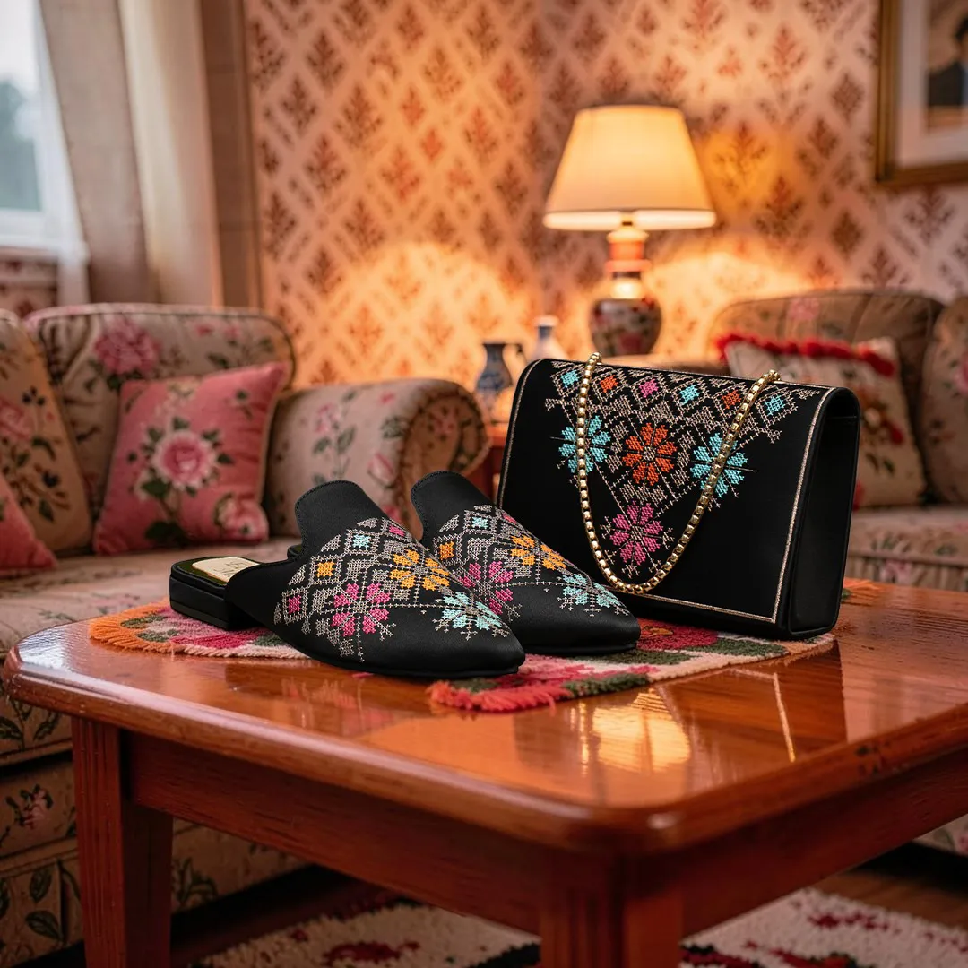 فخامة التراث المغربي – صاك وشربيل فاسي مطرز بلمسة ملكية