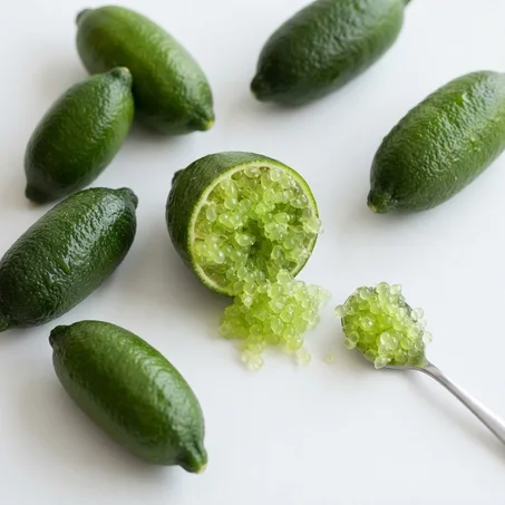Citron Caviar Vert - Le Caviar Citronné d'Australie | Arbre Rare Productif