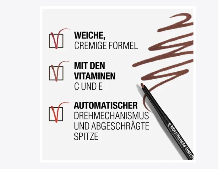 قلم تحديد الشفاه Lasting Perfection   94F بيني براون، من MANHATTAN Cosmetics 0,2 g