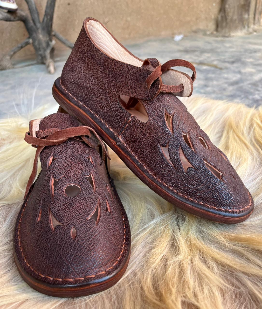 Handmade Leather Slippers for men