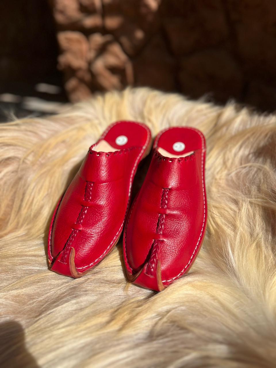Handmade Leather Slippers for men