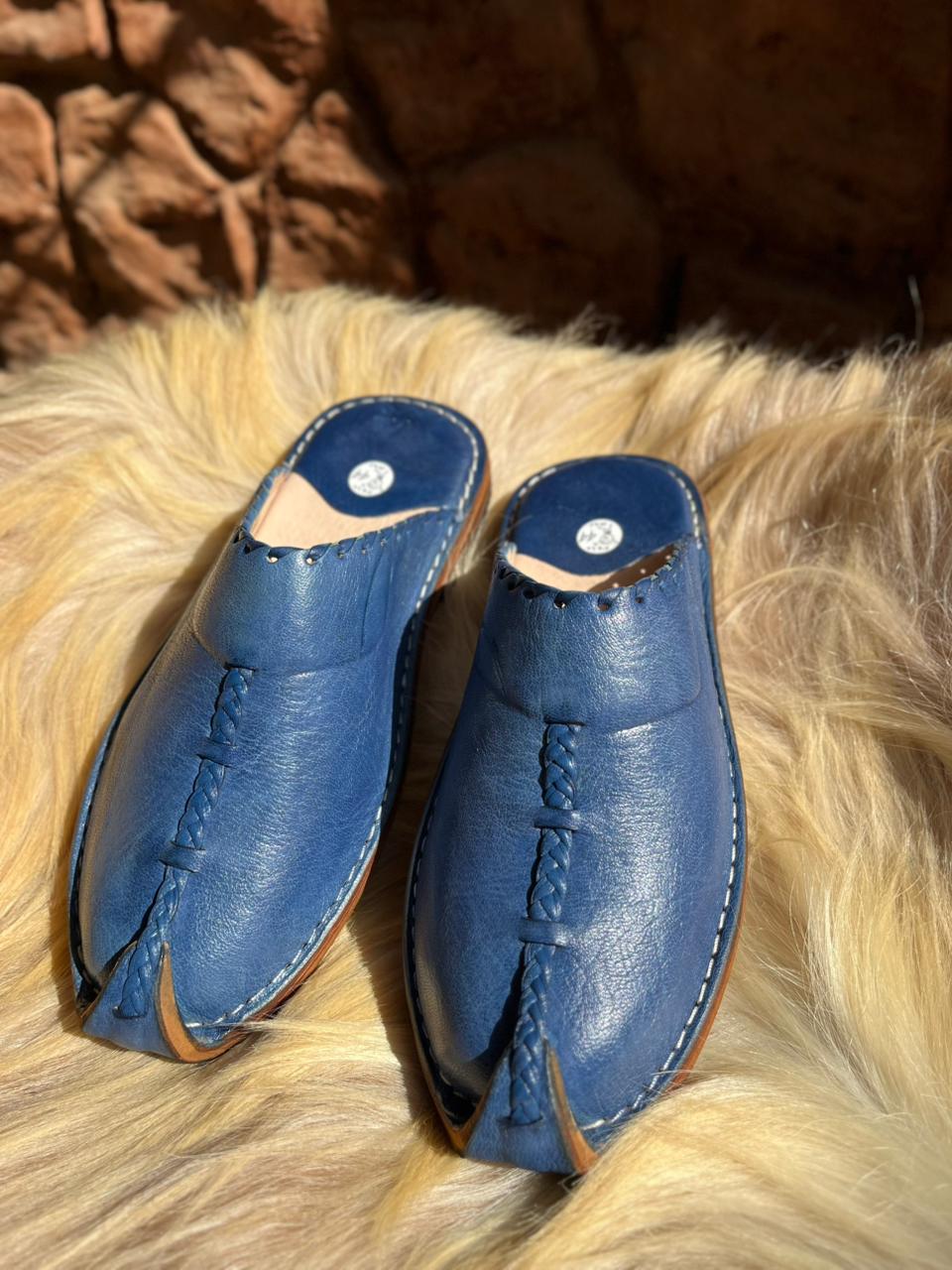 Handmade Leather Slippers for men