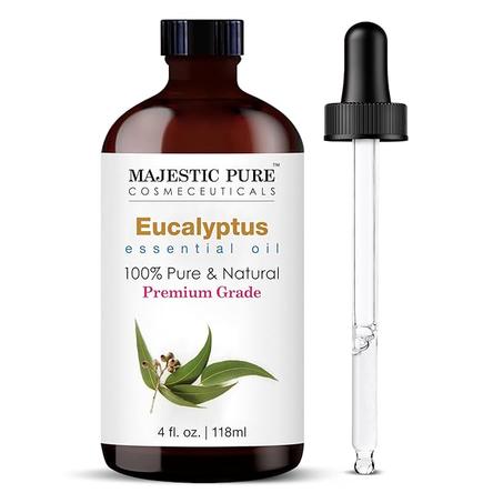 Majestic Pure - Aceite esencial de eucalipto de grado terapéutico; aceite puro y natural de calidad prémium, 4 onzas líquidas