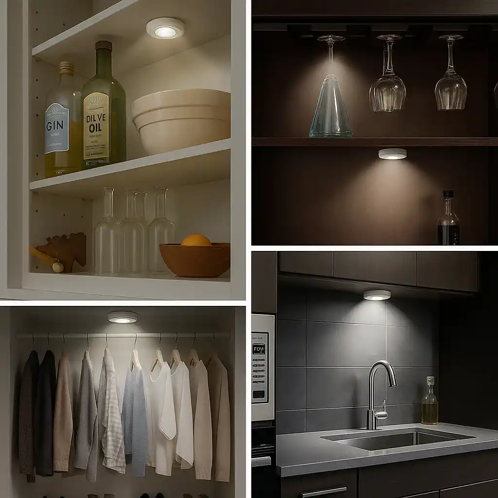 RemoLuz Pro™💡☀️: Set de 3 Luces led con Control Remoto