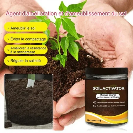 Agent d‘Ameublissement pour Sol – Améliore la Structure, Drainage & Fertilité