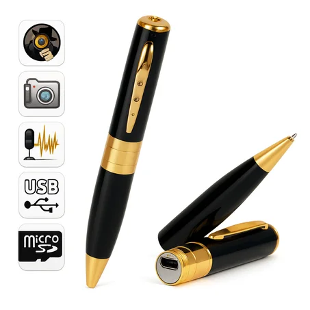 Stylo Caméra Espion HD avec Enregistrement Vidéo et Audio