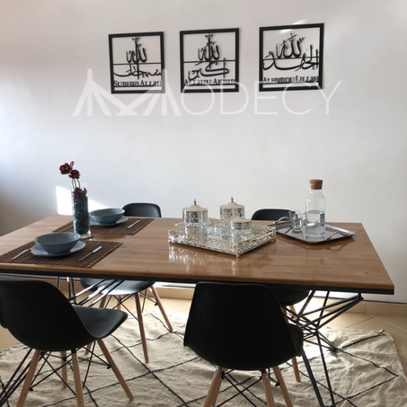 لوحات الأذكار في اللون الأسود، سبحان الله، الحمد لله، الله أكبر