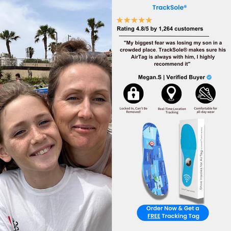 متعقب مخفي داخل نعل داخلي ناعم ومريح لأجهزة AirTag – حامل علامة للنعال والأحذية، مثالي للأطفال وكبار السن