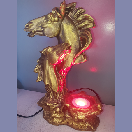ديكور اباجور(abat-jour) راس حصانين