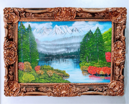 المنتج الاكثر طلبا في متجرنا                   TOP SALES                 لوحة جداريةمرسومة باليد مع اطار كبير