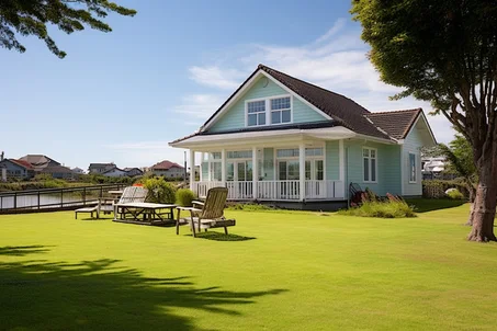 المنزل والحديقة