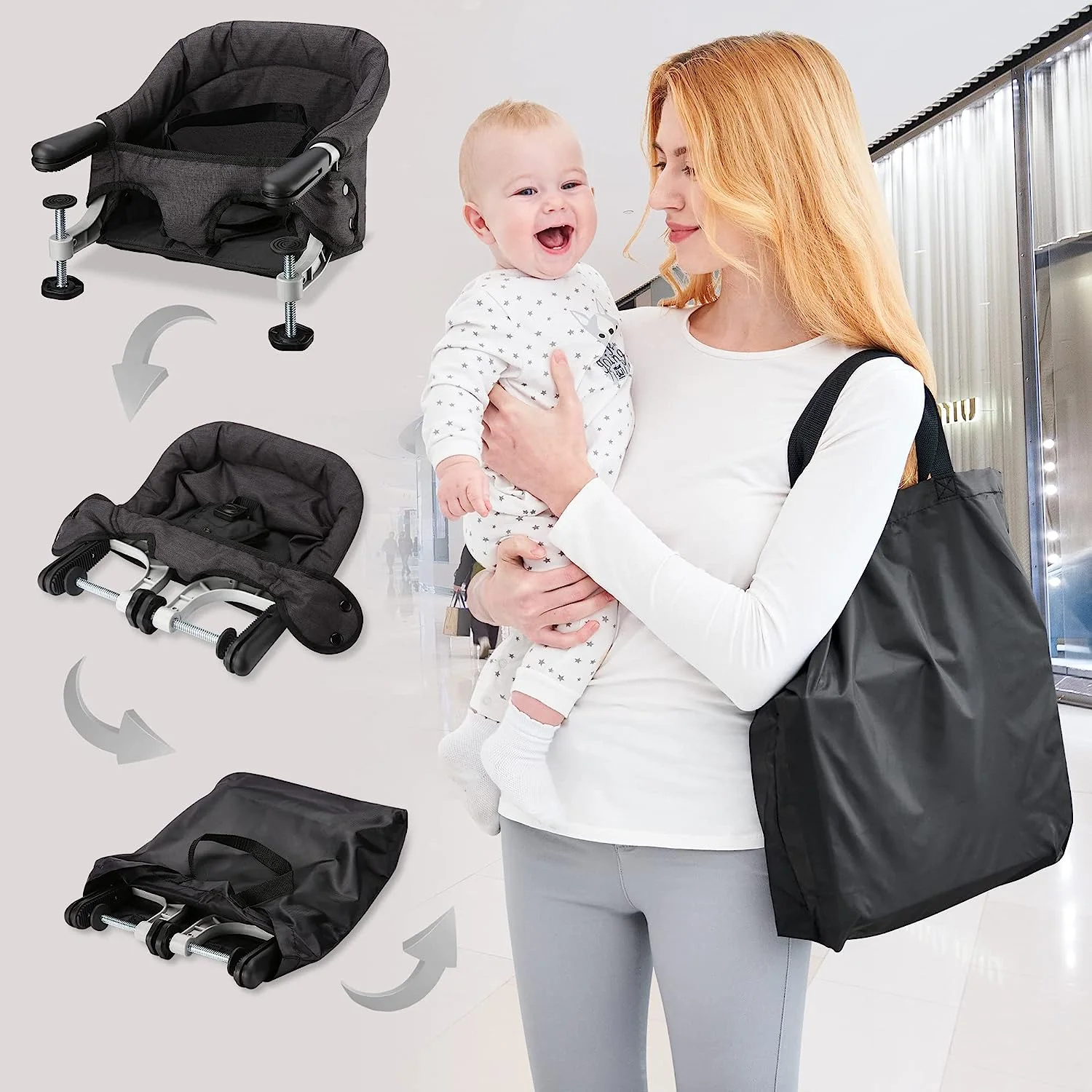 كرسي الأطفال القابل للطي