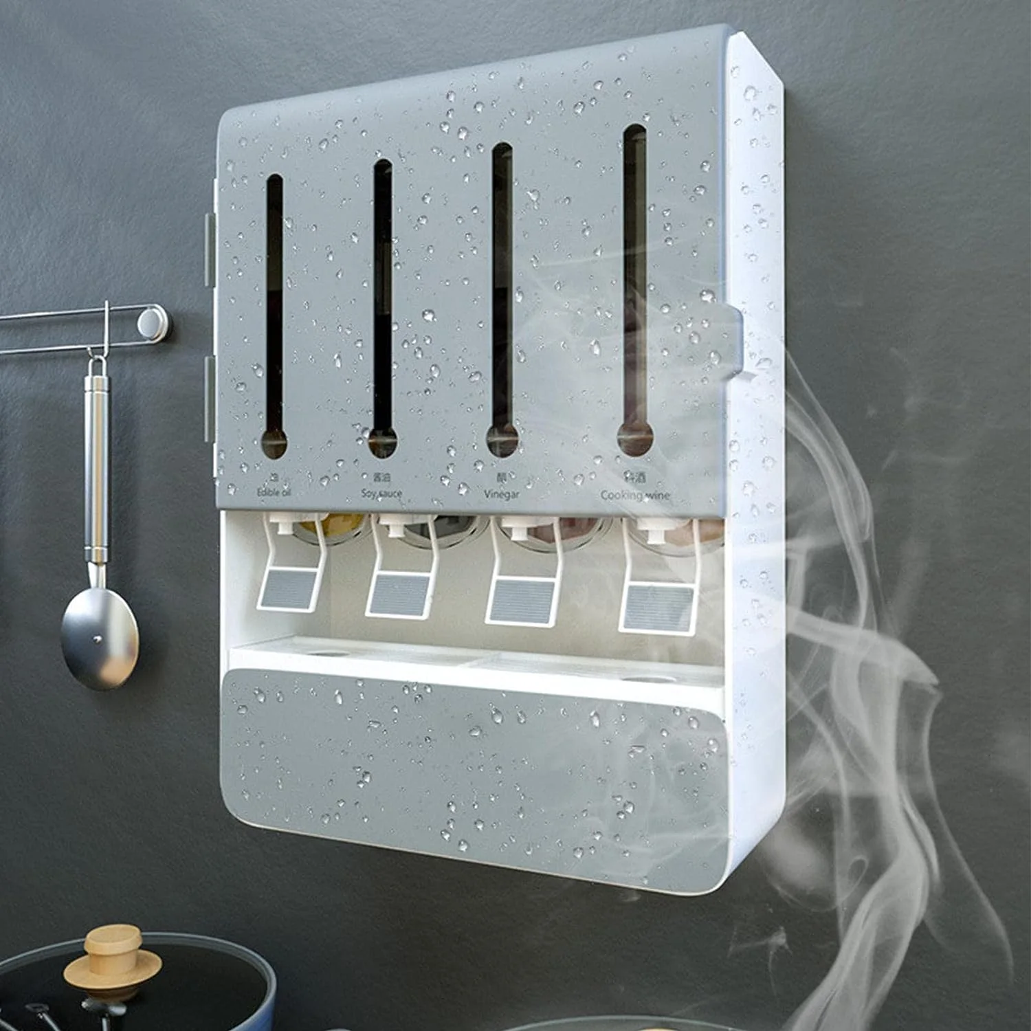 صندوق الزيوت النباتية والتوابل