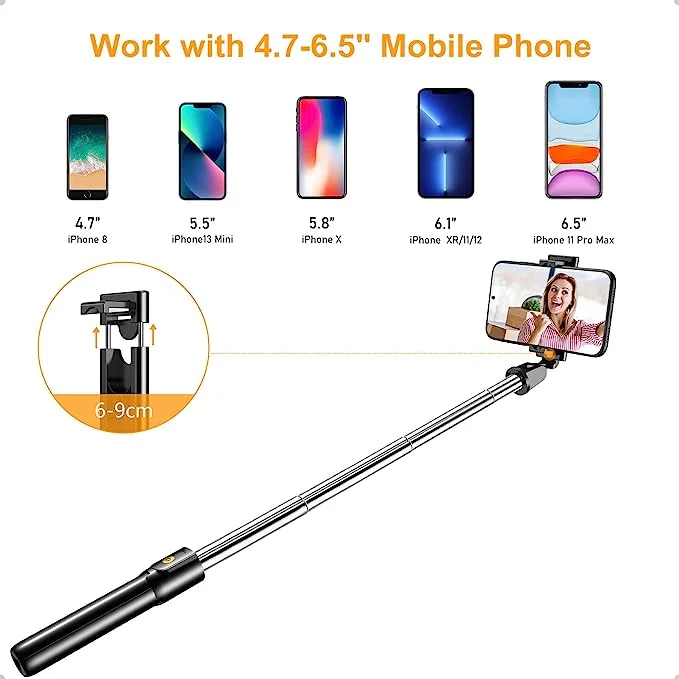 ذراع السيلفي 4 في 1
