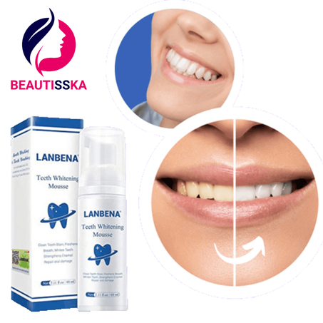 رغوة تبييض الأسنان الأصلية