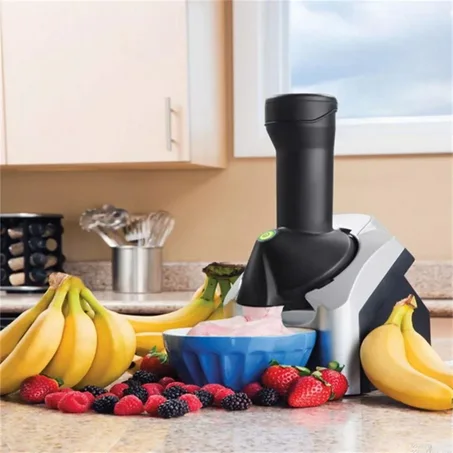 Machine à crème glacée électronique, pour la préparation de desserts aux fruits congelés