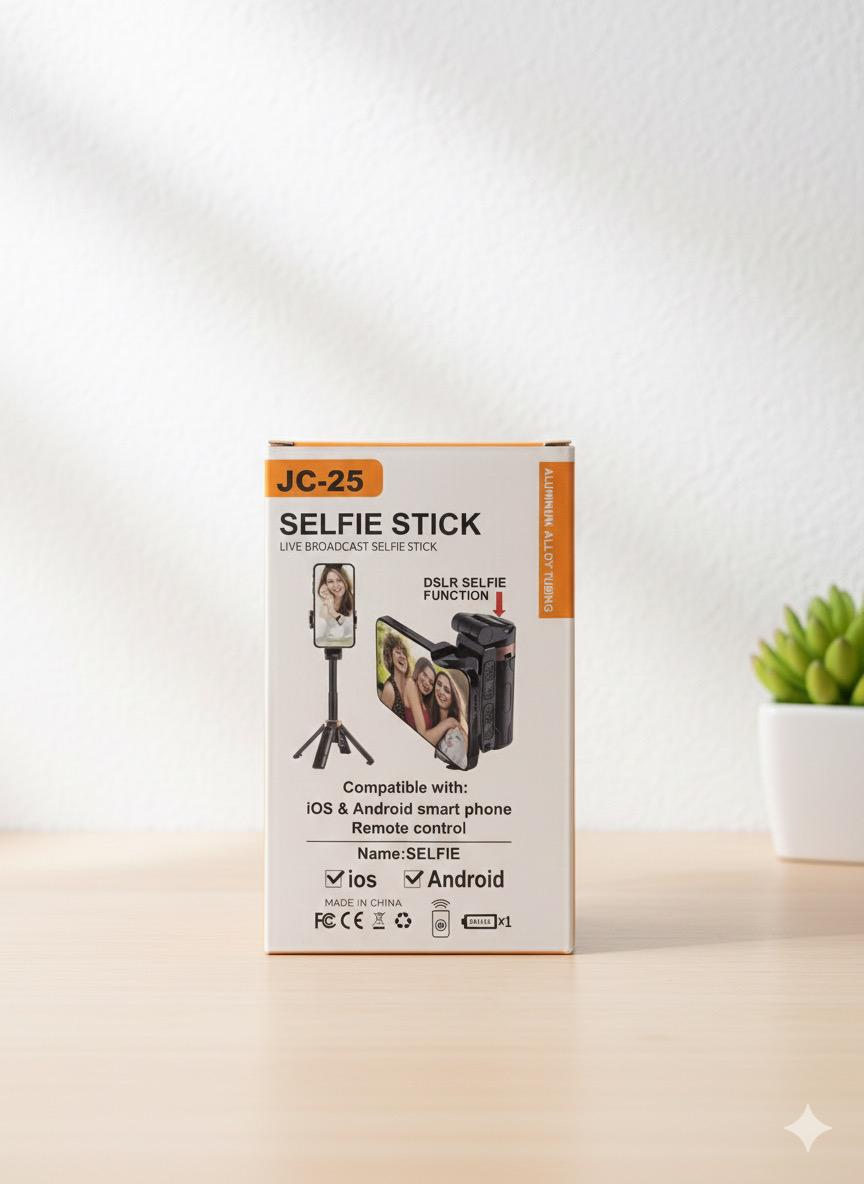 3 in 1 : Selfie Stick + Tripod + حامل للموبايل