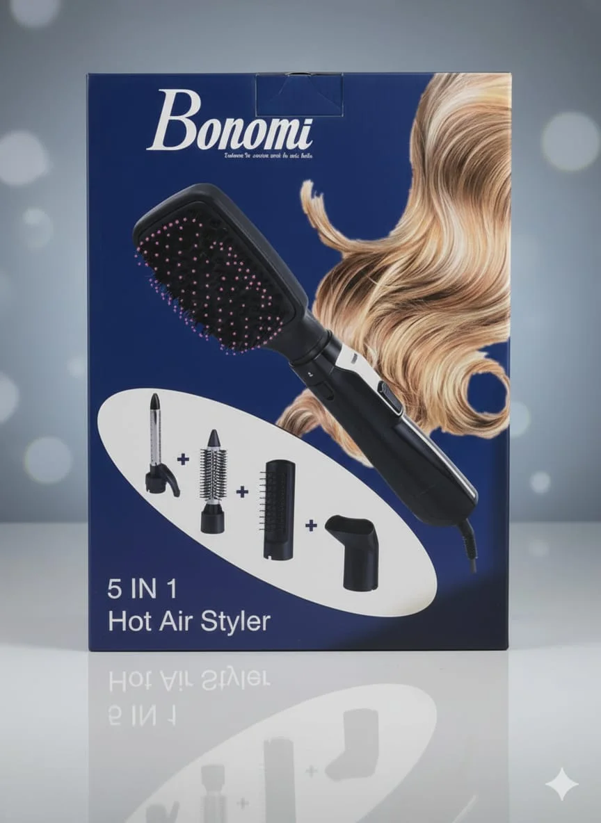 مصفف شعر  الحراري 5 في 1 لجميع التسريحات