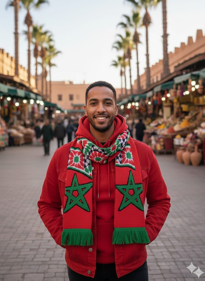 إشارب المغرب | للمنتخب ولمشجّعين الأسود