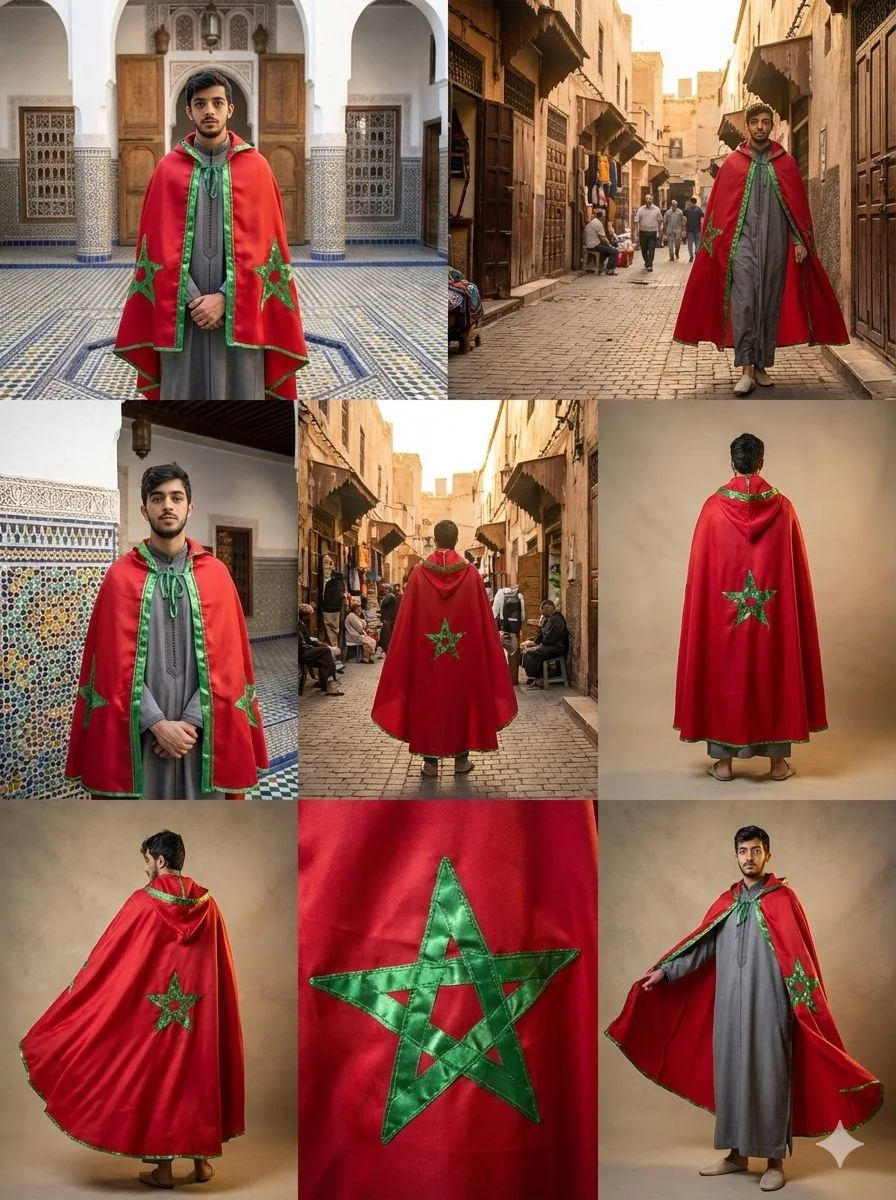 السلهام المغربي الأصيل – هيبة التراث وأناقة الهوية